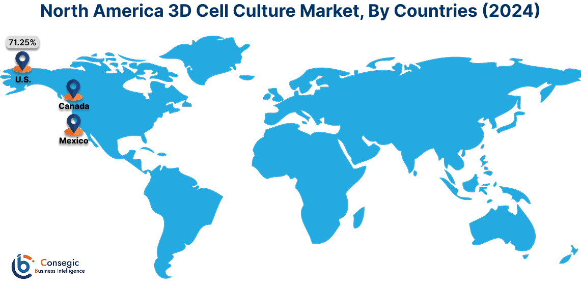 3D-Zellkulturmarkt nach Ländern 3D-Zellkulturmarkt nach Ländern
