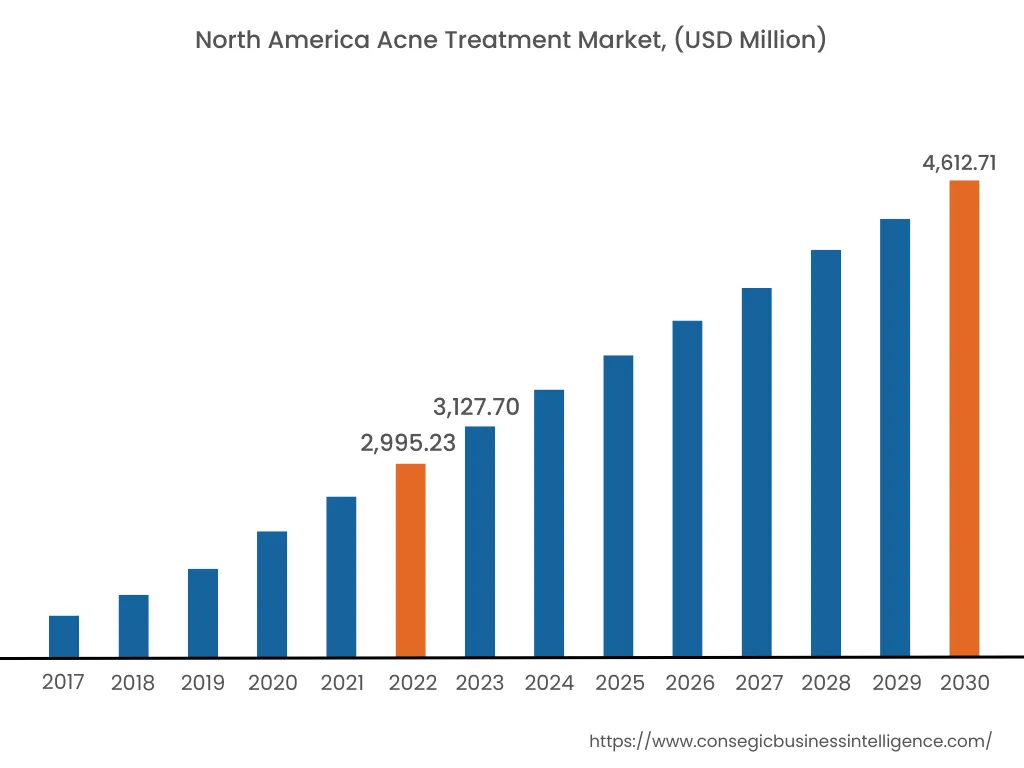 Acne Treatment Market By Region