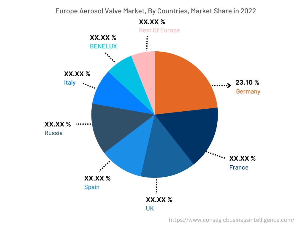 North America Aerosol Valves Market, By Countries (2022)