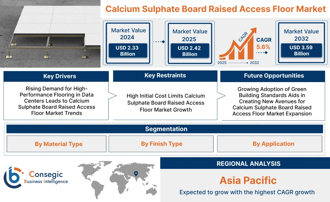 Calcium Sulphate Board Raised Access Floor Market Calcium Sulphate Board Raised Access Floor Market