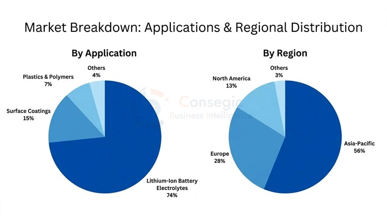 Ethylene Carbonate Market By Region Ethylene Carbonate Market By Region