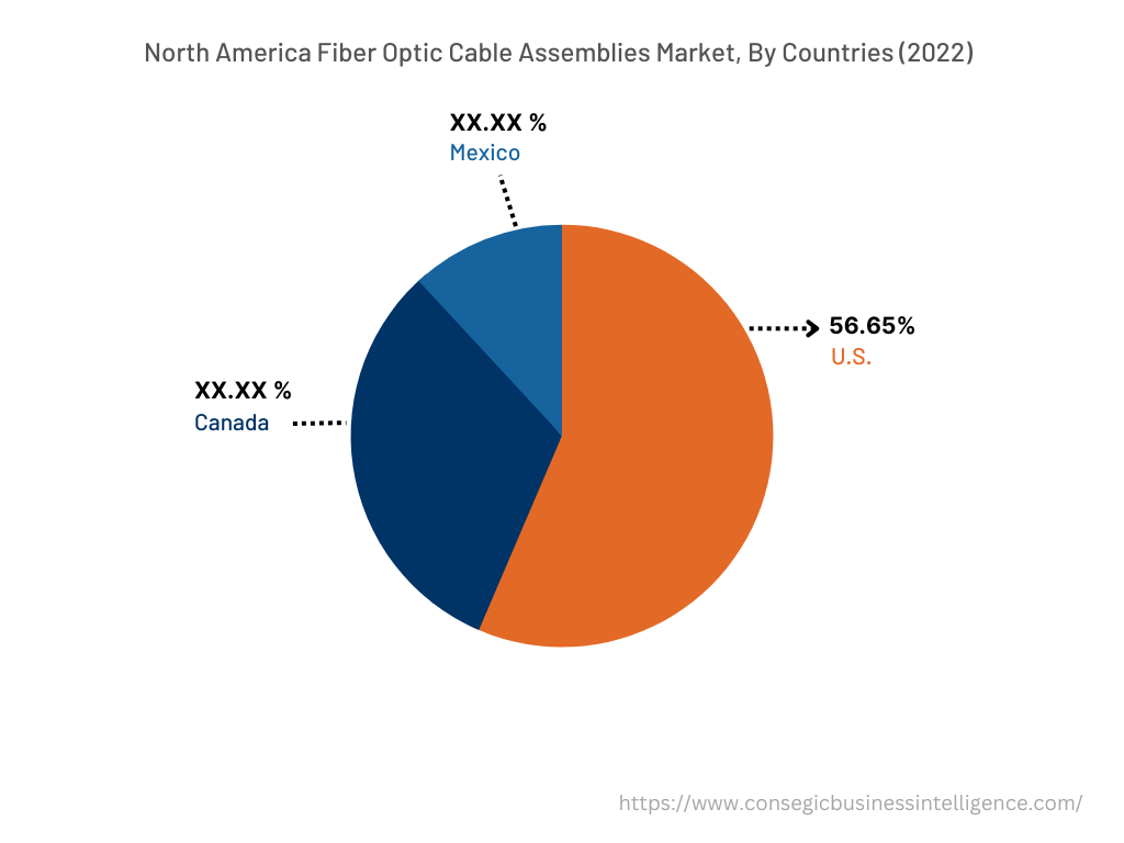 Fiber Optic Cable Assemblies Market By Country