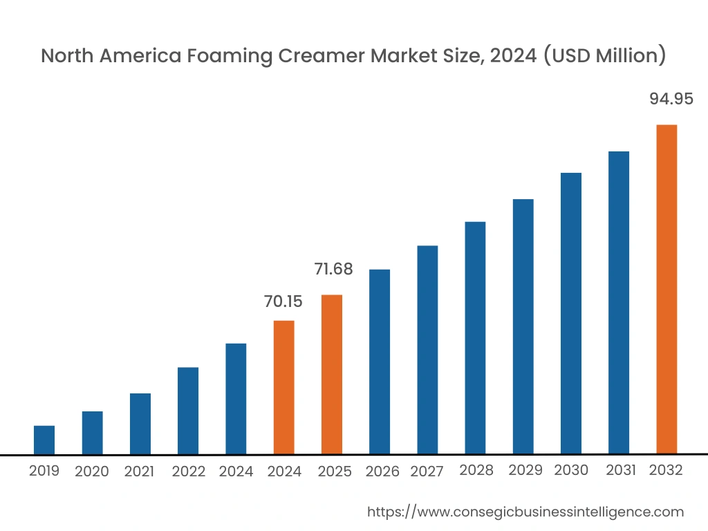 Foaming Creamer Market By Region