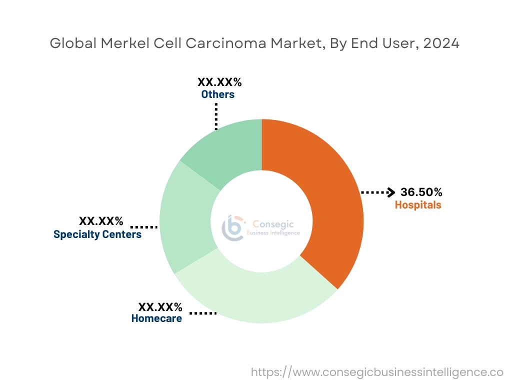 メルケル細胞癌市場(エンドユーザー別)
