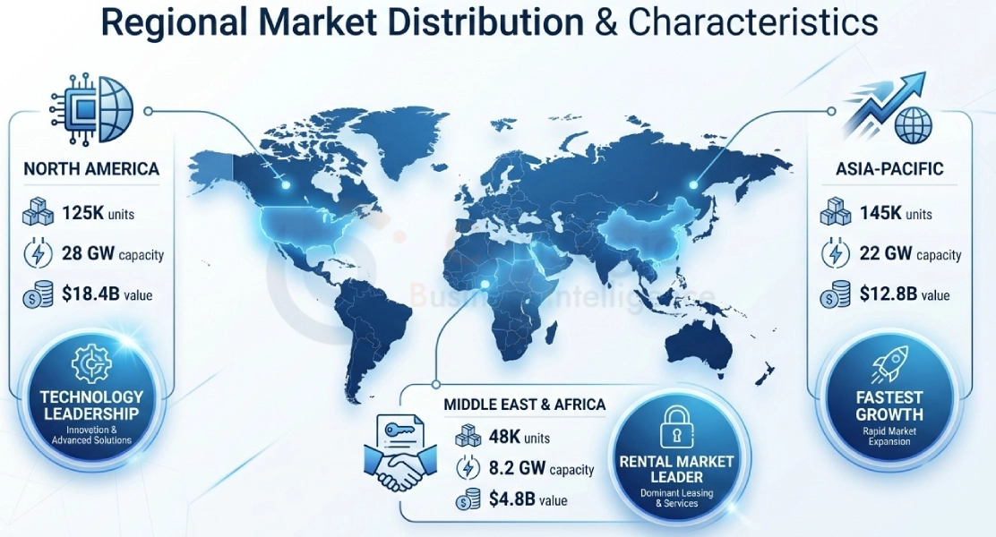 Mobile Power Plant Market By Region